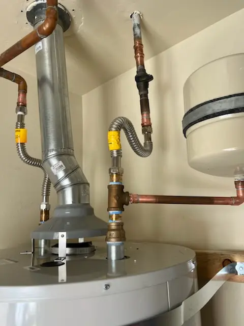 Water heater installation and plumbing repair in Meridian